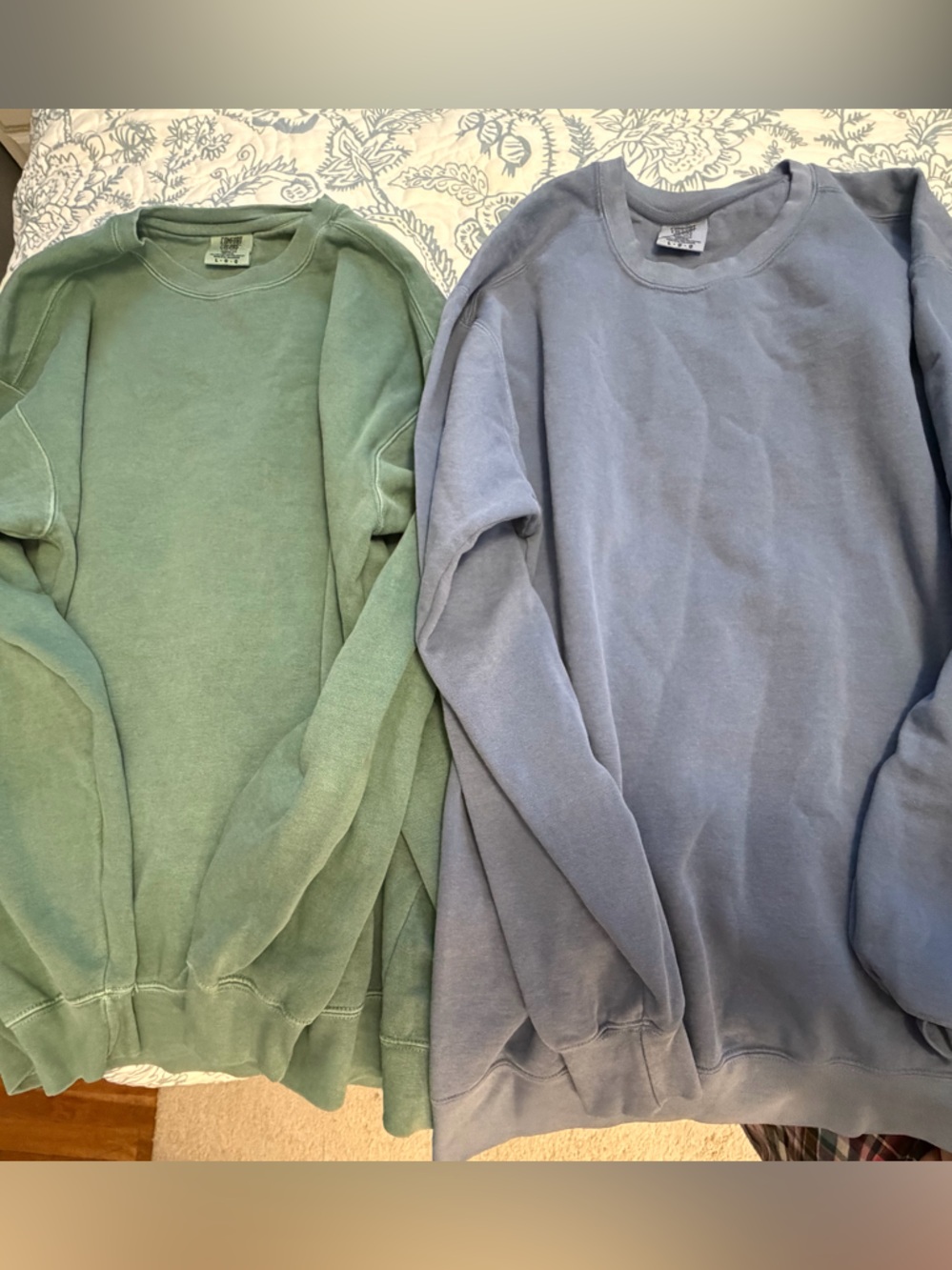 Bundle of 2 Comfort Colors Crewneck Sweatshirts